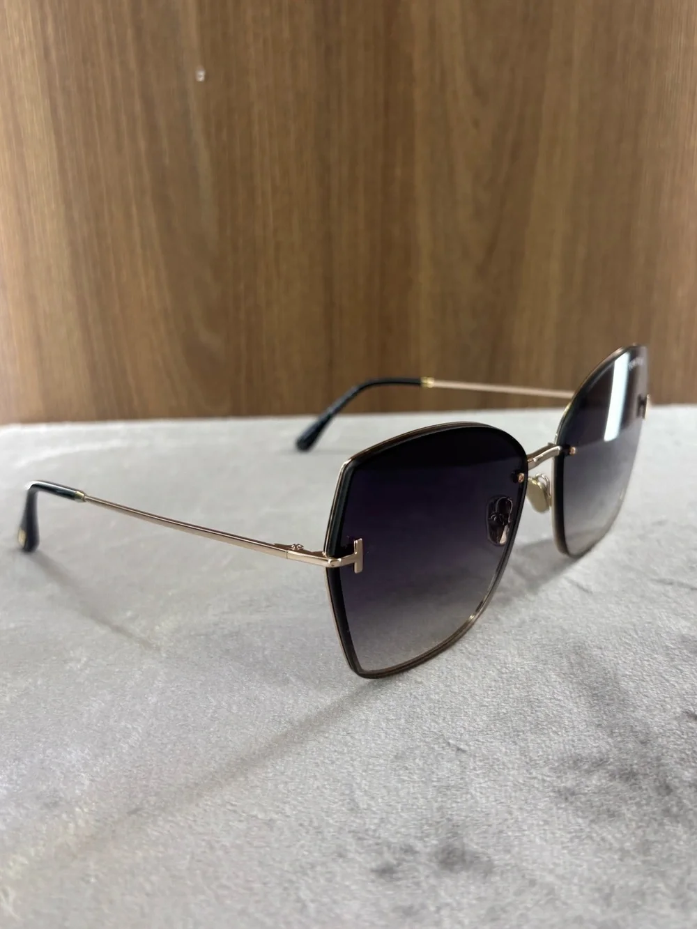 Tom Ford Nickie-02 TF1107 28B Sunglasses 62-16-140 Gold Gradient New
